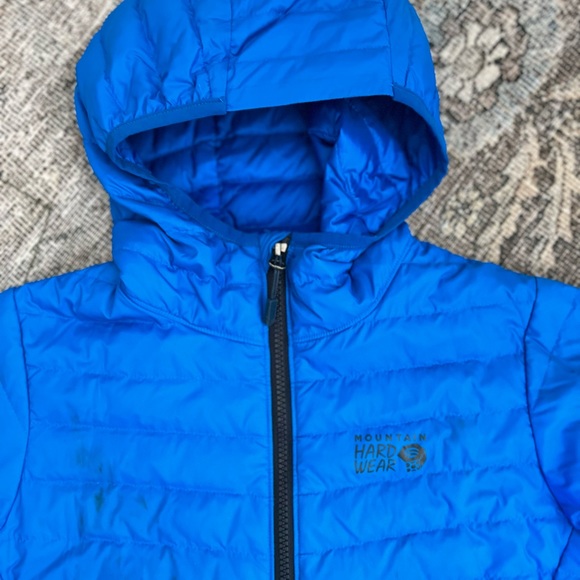 Mountain Hardwear Boy's Blue Long Sleeve Full Zip Puffer Jacket Size M - Picture 8 of 8